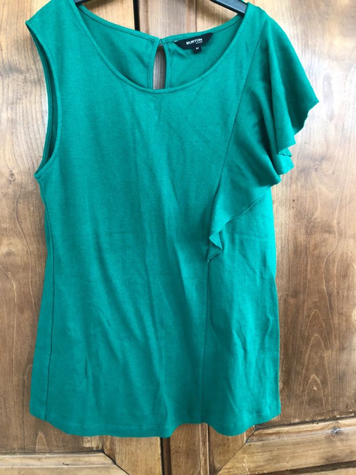 Débardeur vert femme