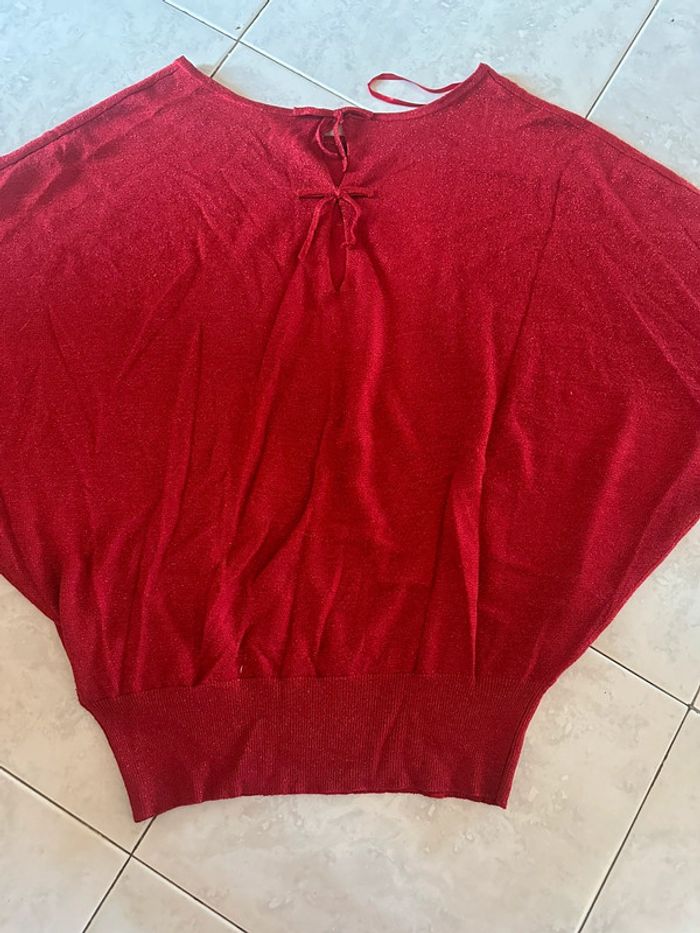 Pull rouge camaïeu - photo numéro 7