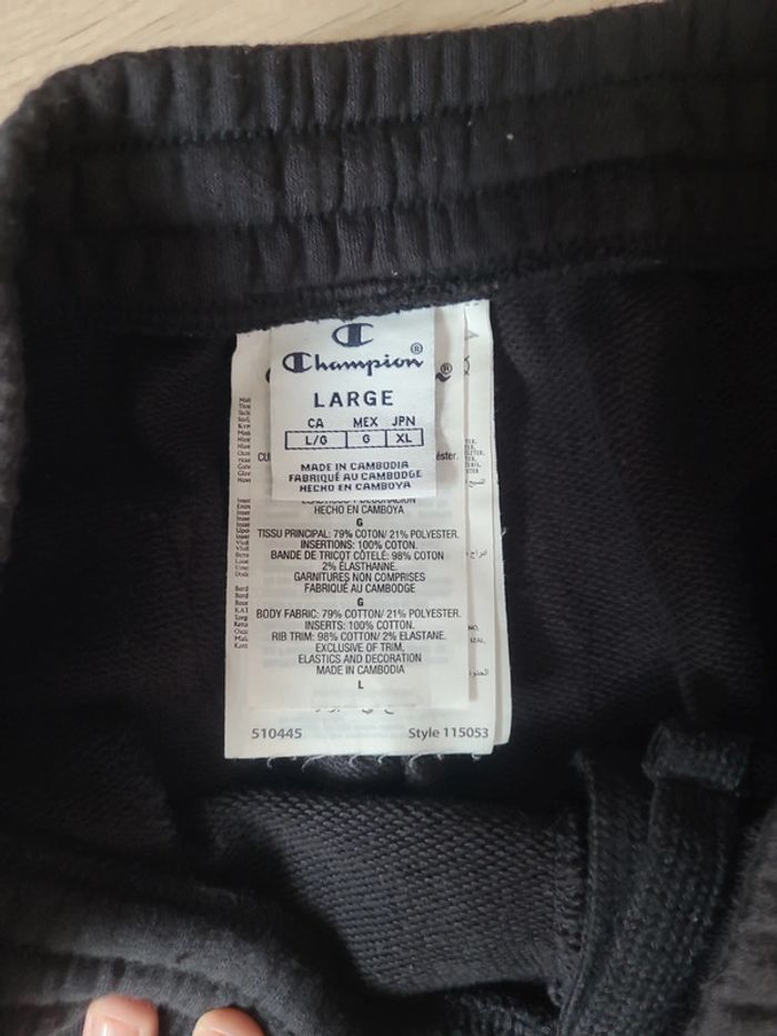 Pantalon jogging Champion noir - photo numéro 2