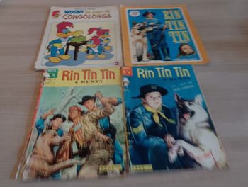 Lot de 4 BD, Rin tin tin, Woody