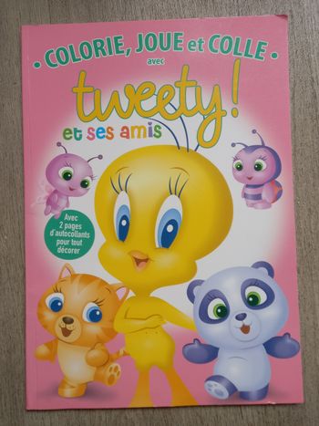 Cahier coloriage Titi avec quelque jeux enfants neuf