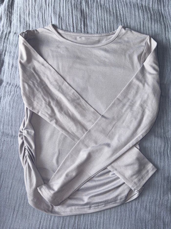 T-shirt fille manches longues - photo numéro 2