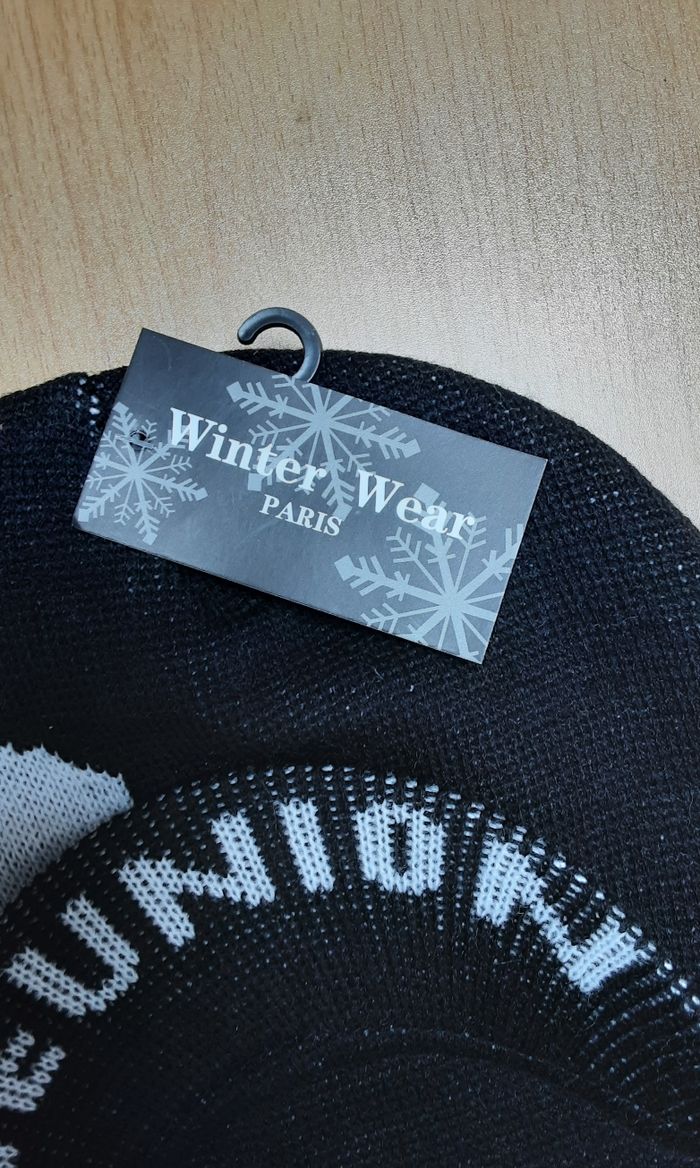 Bonnet casquette noir avec inscription réunion mixte homme et femme Taille unique - photo numéro 2