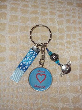 Porte clé maître, " Merci maître "
