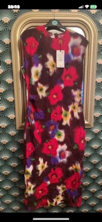 Robe Zara imprimé floral taille L
