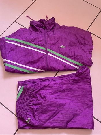 Ensemble survêtement jogging Lacoste vintage