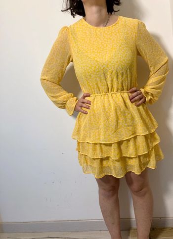 Robe jaune taille 38
