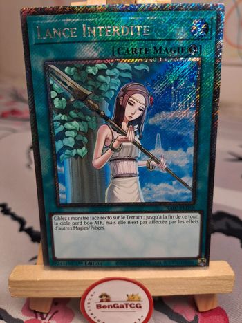 Lance Interdite RA02 FR058 Platinium Yu-Gi-Oh! Collection Rareté II 25th FR 1ère ed