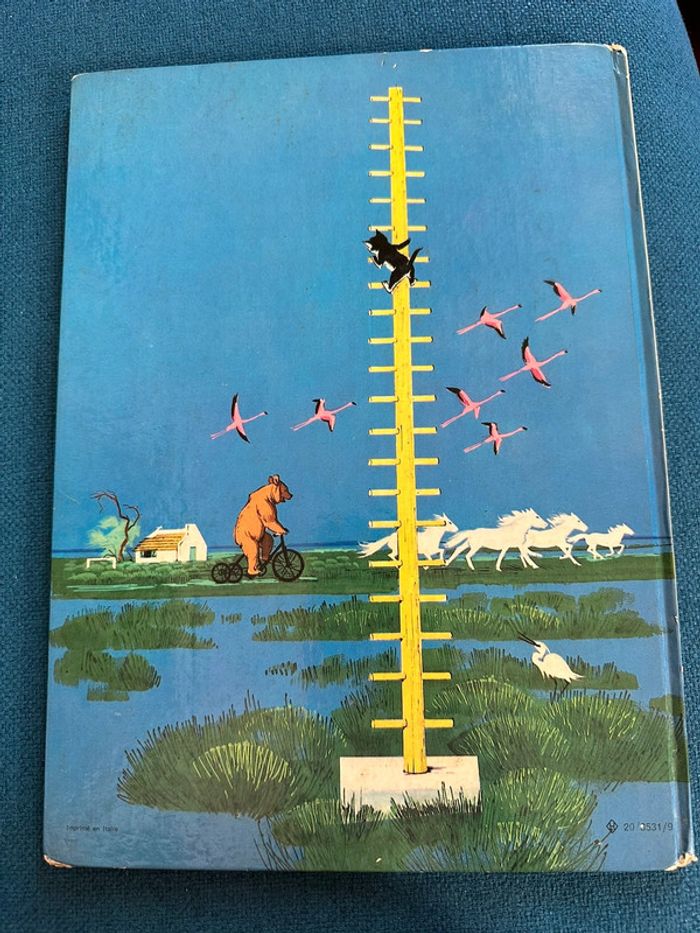 1970 Livre ancien Fanfan et l’Ours de Camargue Pierre Probst auteur Caroline grand album - photo numéro 2