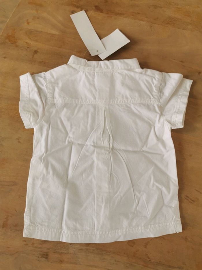 Chemise MC en coton blanche - photo numéro 2
