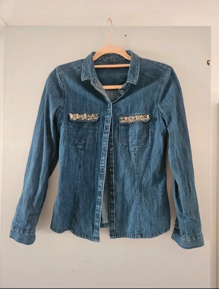 Chemise en jean femme EDC - Taille XS