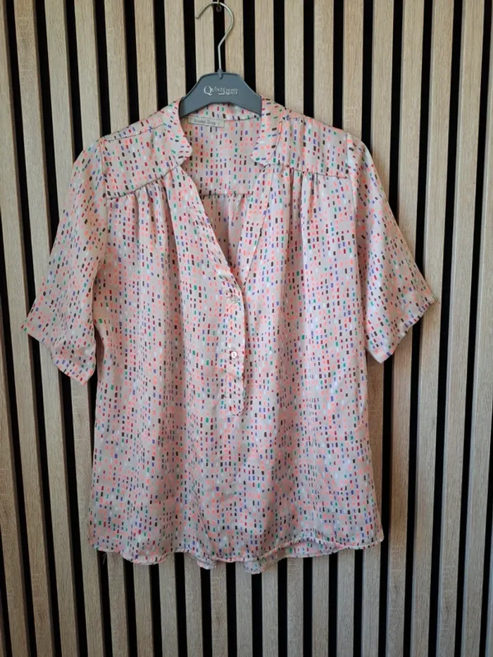 Blouse fluide beige multicolore
 T 38 Scarlet Roos - photo numéro 5