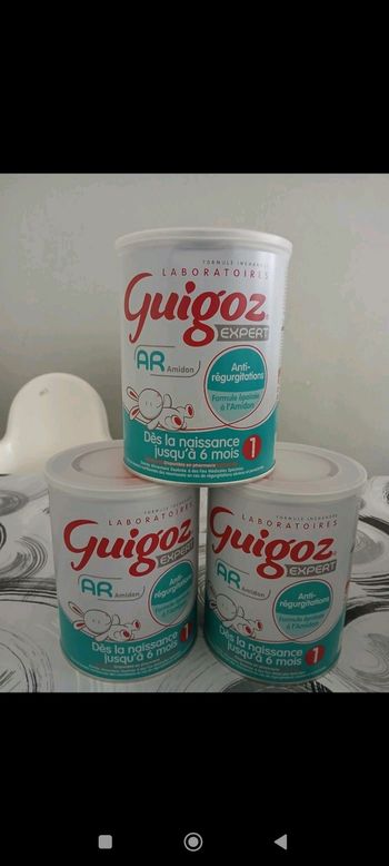 Guigoz AR anti régurgitations