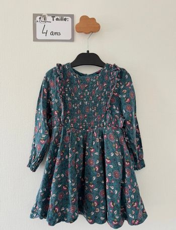 Robe manches longues - taille 4 ans 🌸