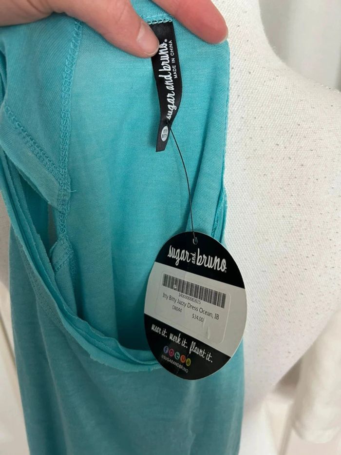 Débardeur bleu turquoise - photo numéro 4