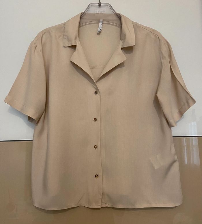 Chemisier oversize beige femme S
