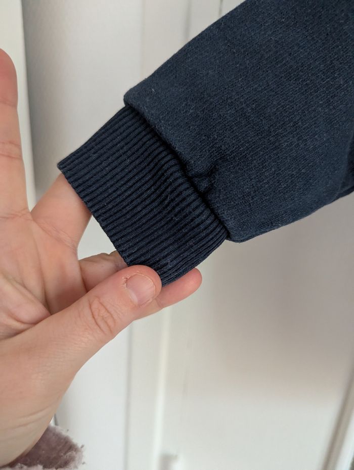 Sweat pull loir paris 36 mois gris et bleu - photo numéro 4