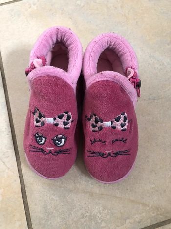 Chaussons isotoner fille 22 chat