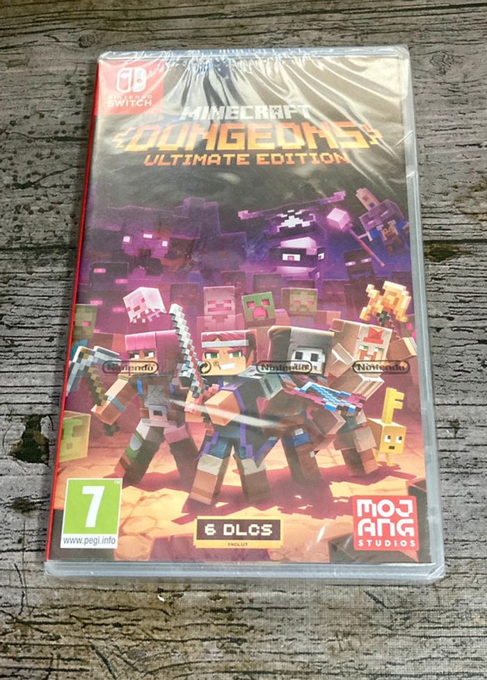 Minecraft Dungeons Definitive edition Jeu Nintendo Switch neuf VF
