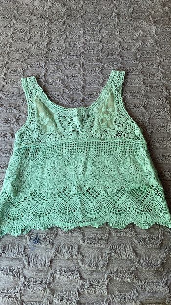 Haut vert pastel Interdee taille 38