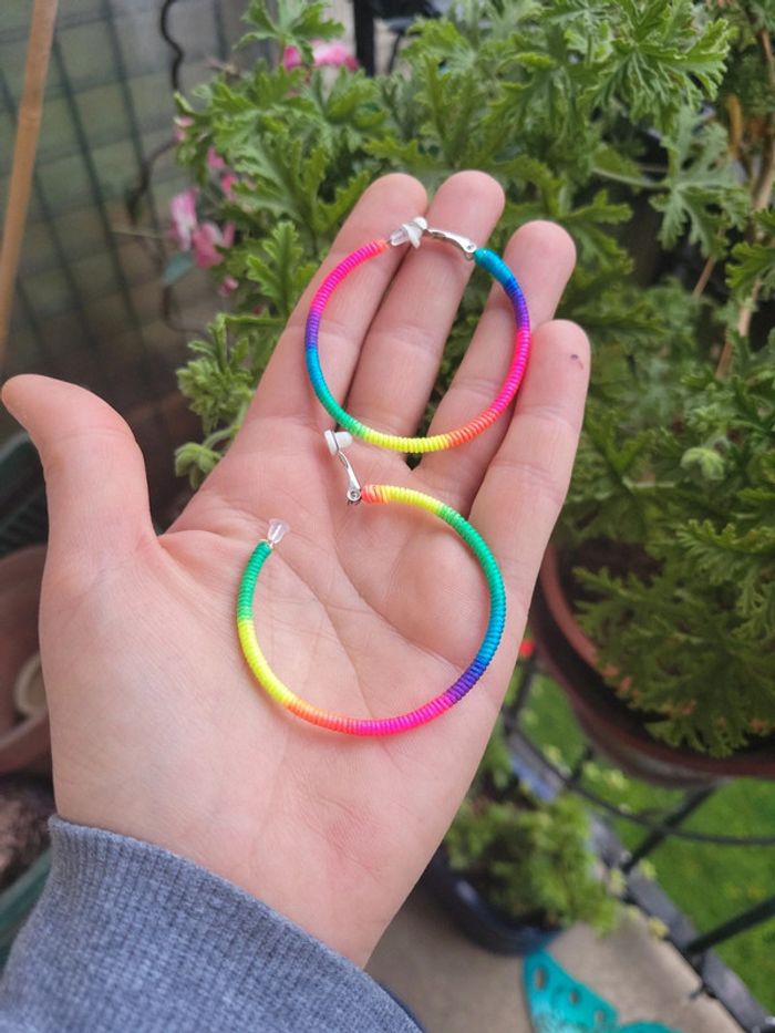 Clips d été multicolores créoles - photo numéro 6