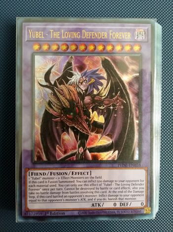 Yu-Gi-Oh ! Lot cartes Yubel - Ultra Rare 1ère édition