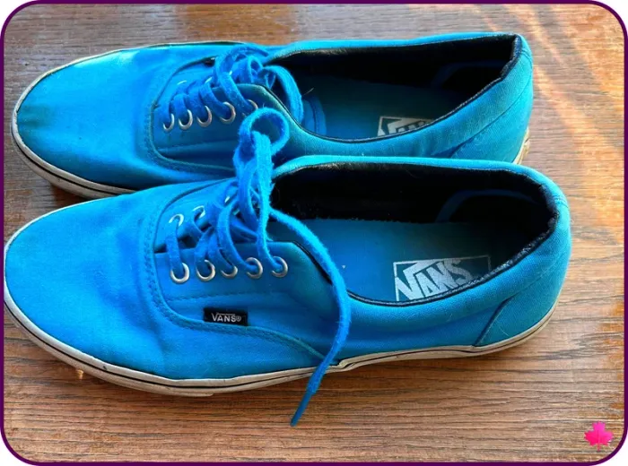 Baskets basses Vans Authentic - Bleues - T 41.5 / 42 - photo numéro 2