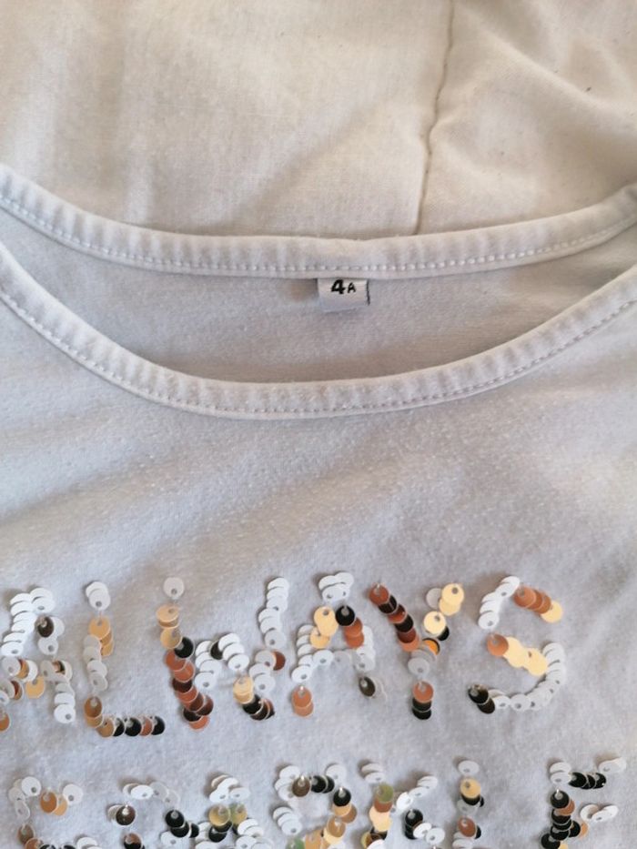 Tee-shirt fille 4 ans - photo numéro 2