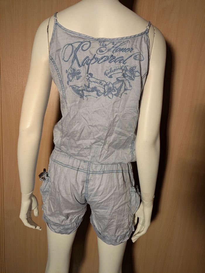 Combi short bretelle Kaporal bleu ciel M - photo numéro 2