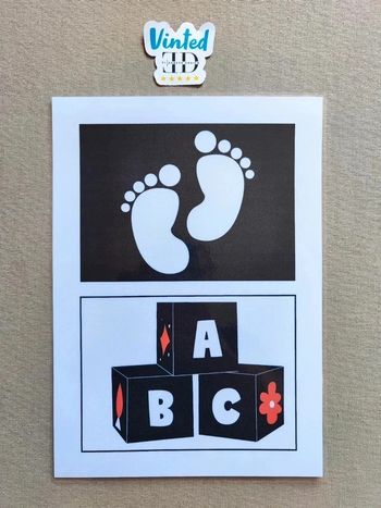 Images contrastées pour bébés