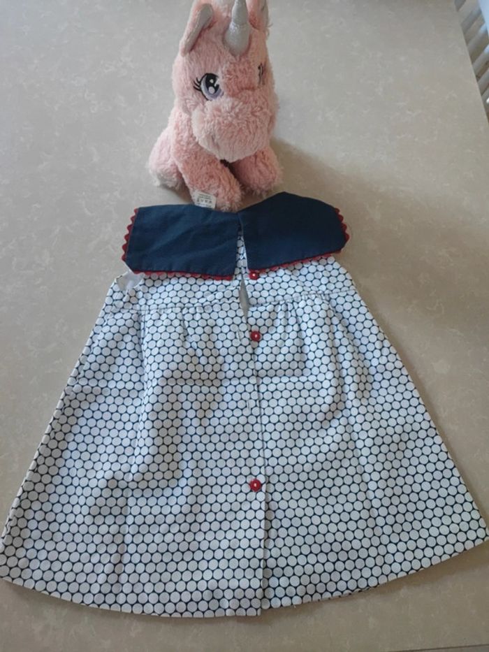 🌸 adorable robe 👗 style marinière 24 mois - photo numéro 7