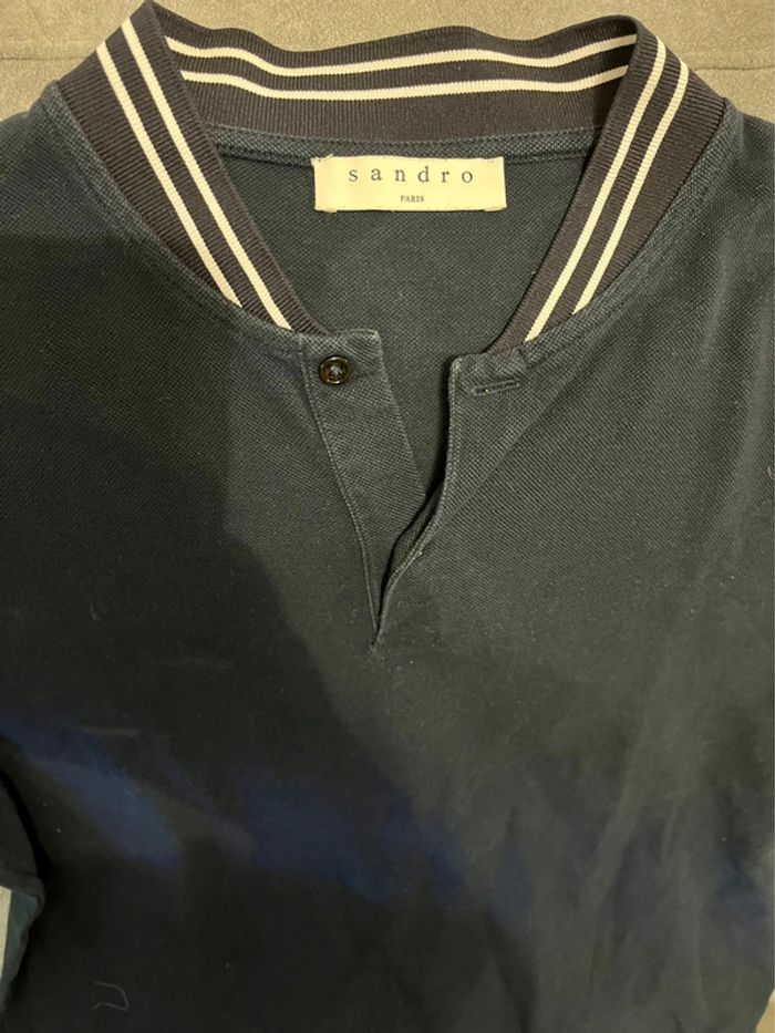 Très beau polo homme Sandro taille 38/40 - photo numéro 2