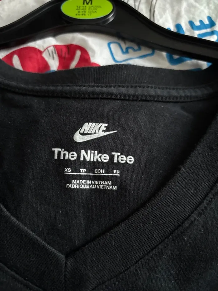 Tee-shirts Nike noir col V - photo numéro 3