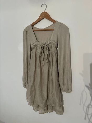 Robe courte beige taille unique