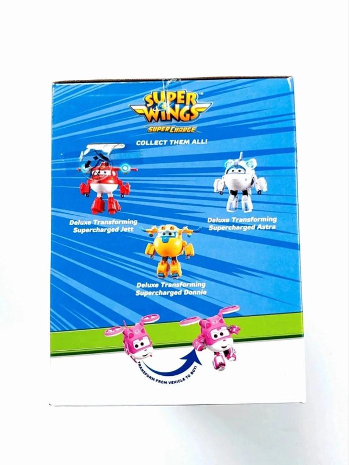 Figurine Super Wings Deluxe Transforming Supercharged Dizzy avec lumière et son 22x21cm - photo numéro 3