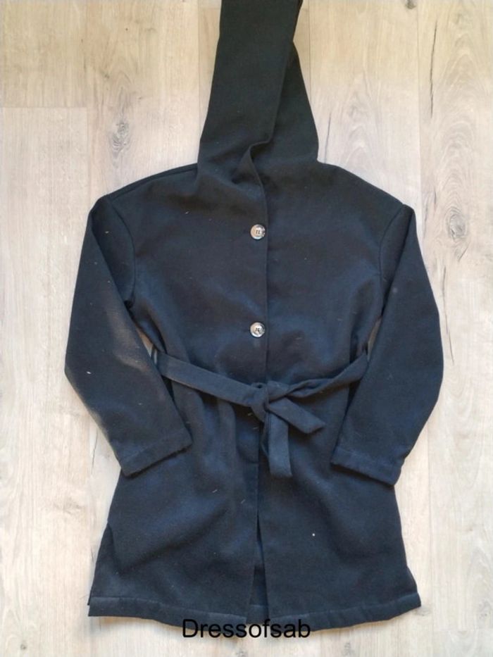 Manteau Fille Noir Neuf