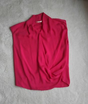 Haut top débardeur Les petites Bombes LPB rose fuchsia taille S/M comme neuf