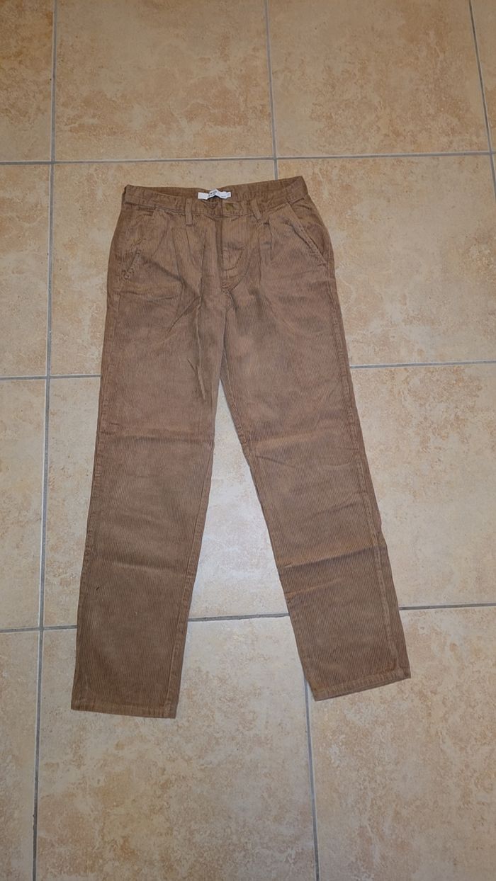 Pantalon velours marron