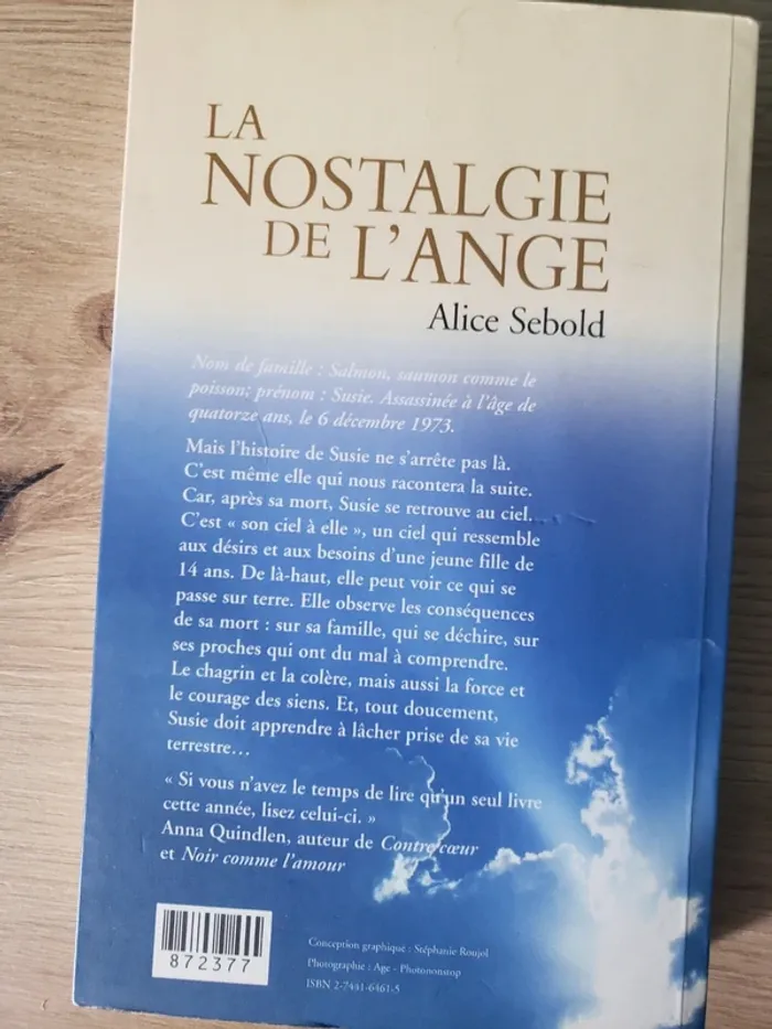 La nostalgie de l'ange - photo numéro 2