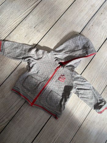 Veste zippée - 12 mois