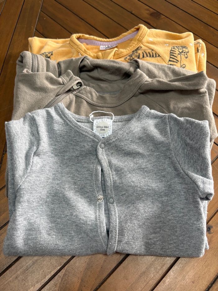 Lot pyjama 12 mois