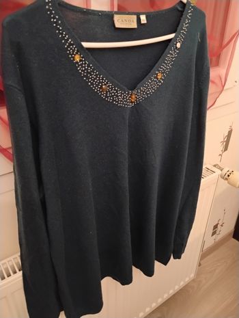 Pull avec perles