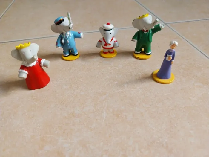 Lot figurines babar vintage - photo numéro 2