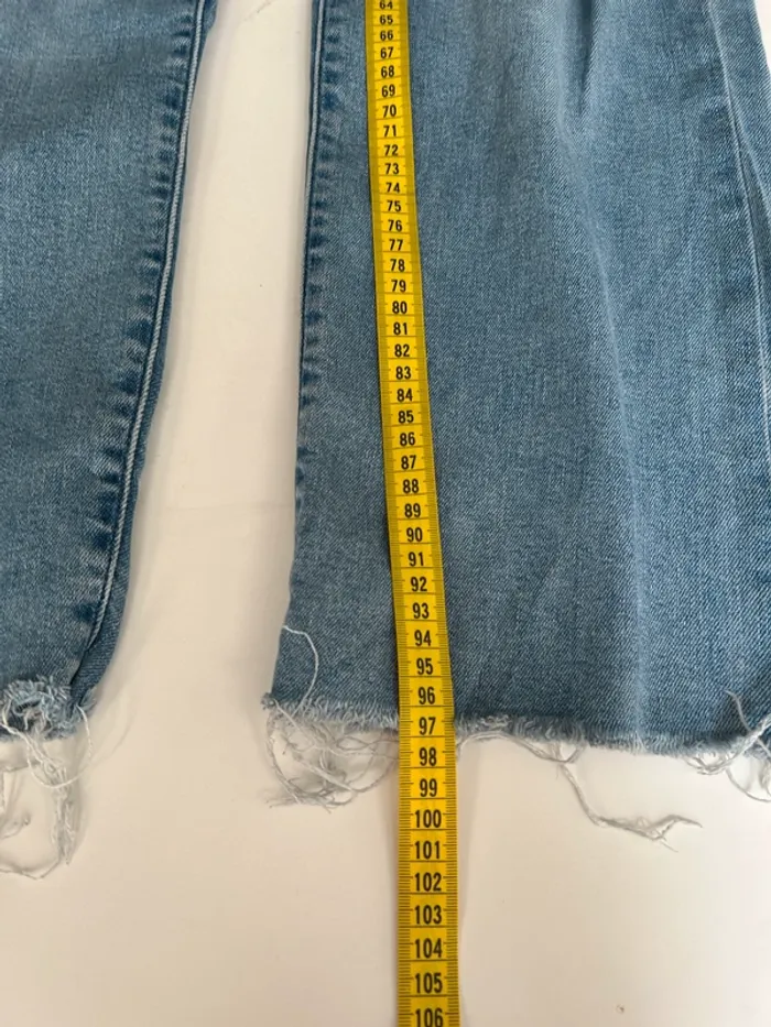 Jean Levi's Femme Bleu W29 L27 | Ribcage Straight Ankle | Taille 38 | Très Bon État | BP288 - photo numéro 10
