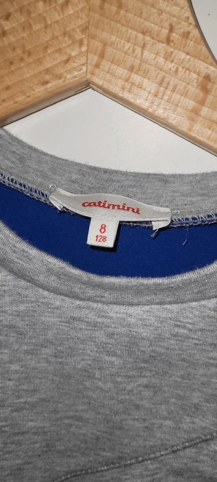 Superbe robe en coton epais Catimini comme neuve taille petit 8 ans - photo numéro 5