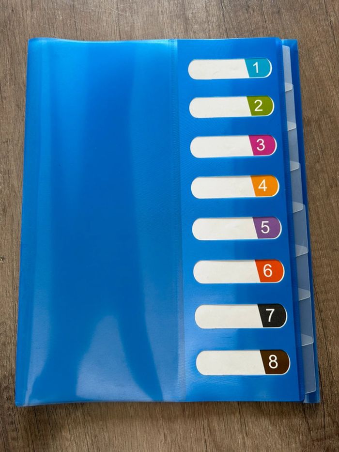 Trieur bleu avec chemise