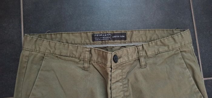 Pantalon Toile beige 44 slim - photo numéro 2
