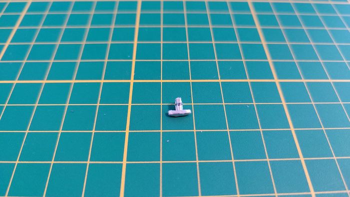 Poignée coffre pièce détachée miniature 1/18 Citroën traction 15cv 1952 Maisto #B36