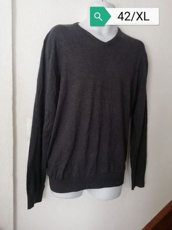 Pull col V homme 42/XL