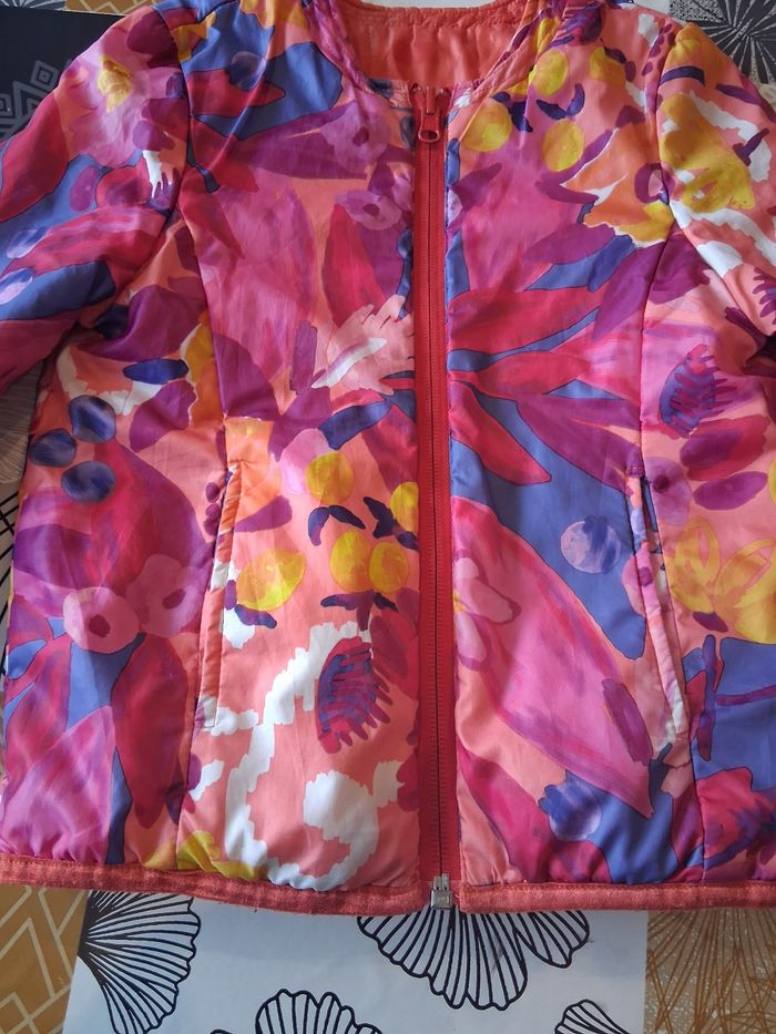 Veste mi-saison fille 5 ans colorée - photo numéro 4